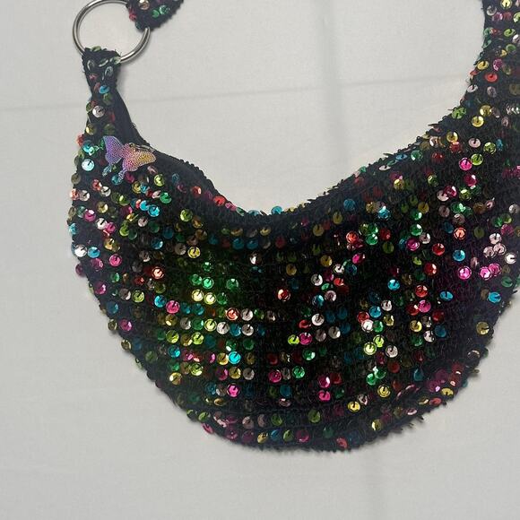 Apt 9 Fairy Core Vintage Sling On The Shoulder Y2K Sequin Purse - Picture 3 of 4